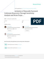 Robust Characterization of Naturally Fractured Carbonate Reservoirs Through Sensitivity Analysis and Noise Propa...