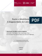 Nação e Identidade - A Singularidade de Cabo Verde