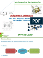 Aula 03 - Máquinas Assíncronas de Indução Trifásicas