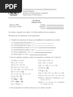 Tarea de Precálculo