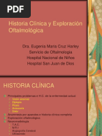 Cruz Historia Clinica y Exploracic3b3n Oftalmologica para Medicos