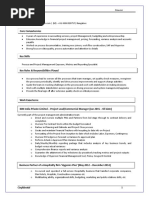 Vishal Raysoni: Core Competencies