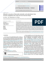 Journal of King Saud University - Science: O.R. Alara, N.H. Abdurahman, O.A. Olalere