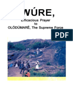 Efficacious Prayer To OLÓDÚMARË, The Supreme Force