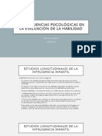 Consecuencias Psicológicas en La Evaluación de La Habilidad