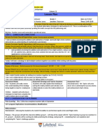 Lesson Plan: Step 1: Curriculum Connections