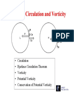 Lecture 4: Circulation and Vorticity Lecture 4: Circulation and Vorticity