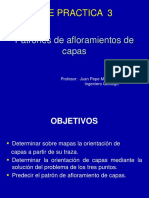 Patrón de Afloramiento en Capas