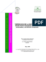 Derechos de La Maternidad Comparativo