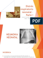 Distrés Respiratorio Neonatal - Parte I