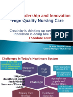 Leadership and Innovation-High Quality Nursing Care