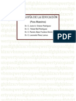 Filosofía de La Educación PDF