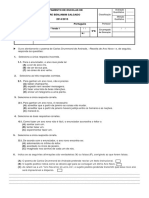 Teste Compreensão Oral 3º Per