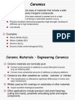 Ceramics: Ceramics Are Special Class of Materials That Include A Wide Range of Hard Refractory Inorganic Compounds