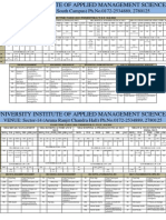 Time-Table Trim-I & IV W.e.f.18.8