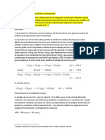 Determinación de Entalpías de RXN y de Formación