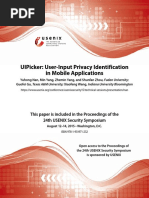 Uipicker: User-Input Privacy Identification in Mobile Applications