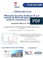 Tríptico - Curso XRD Cementos-Málaga-2018 - XDS