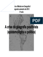 Teoria e Métodos Da Geografia