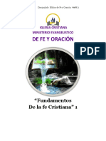 Fundamentos de La Fe Cristiana 1