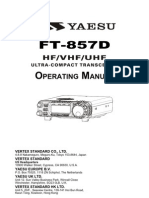 Yaesu FT-857D Operating Manual