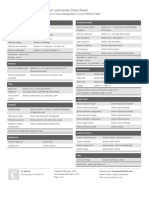 Docker Commands Cheat Sheet: by Via