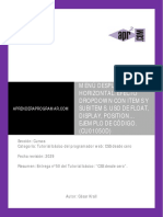 CU01050D Menus Desplegables Css Efecto Dropdown Ejemplo Codigo PDF