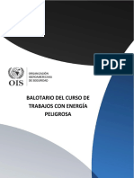 Balotario Del Curso de Trabajos Con Energía Peligrosa