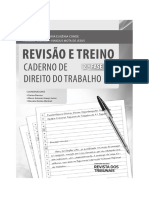 Caderno de Treino Direito Do Trabalho