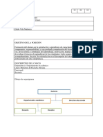 Analisis de Puesto para Docente Universitario