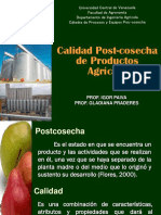 Calidad PostCosecha de Productos Agricolas