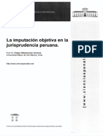 La Imputación Objetiva en La Jurisprudencia Peruana