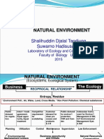 Natural Environment: Shalihuddin Djalal Tandjung Suwarno Hadisusanto