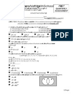 C ' G Maloranatlhihschool: R Fist Quarterly Assessment