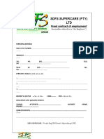 SDFS SUPERCARE Contract Form