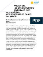 Carta Al Vicegobernador