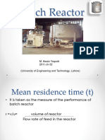 Batch Reactor: M. Awais Yaqoob 2011-ch-32 (University of Engineering and Technology, Lahore)