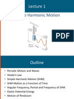 Simple Harmonic Motion