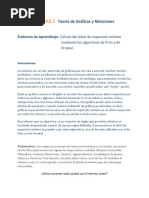 U2 Evidencia de Aprendizaje - Árbol de Expansión Mínimo