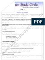 Unit-2 - Elasticity of Demand