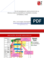 Identificación de Minerales Arcillosos de La Franja Metalogenética Porfido-Skarn, Apurimac-Perú