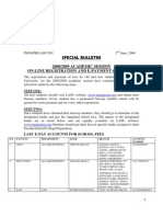 Special Bulletin 2008/2009 ACADEMIC SESSION On-Line Registration and E-Payment Guideline