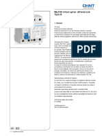 Interruptor Diferencial Clase B NL210