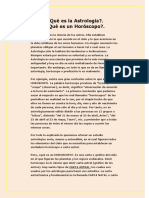 Que Es La Astrologia PDF