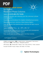 Column User Guide For Agilent Reversed Phase Column