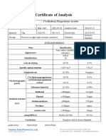 Certificate of Analysis: 17α-Hydroxy Progesterone Acetate