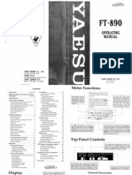 Yaesu FT-890 Operating Manual