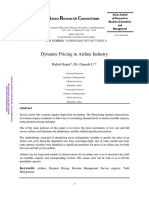 Dynamic Pricing in Airline Industry PDF