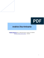 Analisis Discriminante PDF