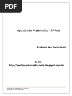 Apostila 1 de Matematica